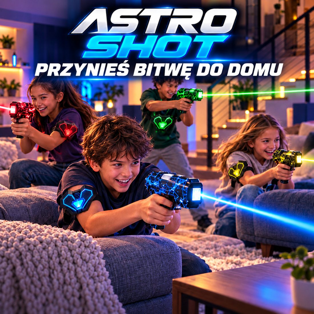Prawdziwy laser tag, bez wychodzenia z domu