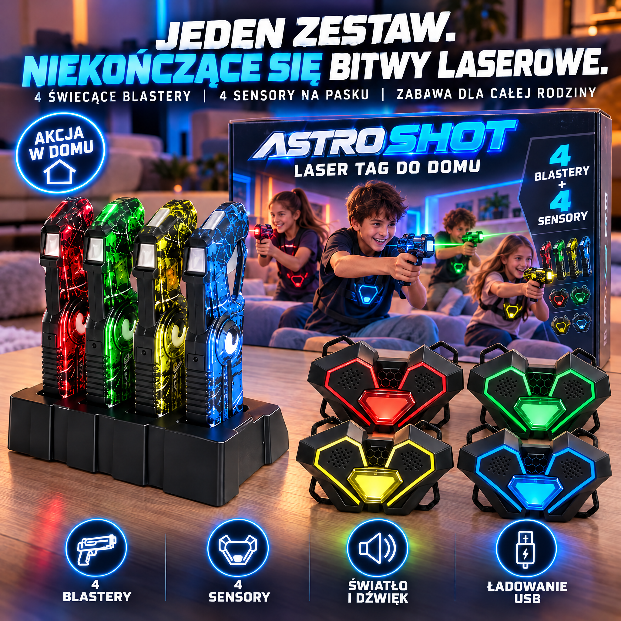 Zestaw rodzinny (4 graczy)