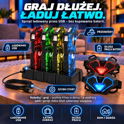 Astro Shot – ładowanie USB w stacji